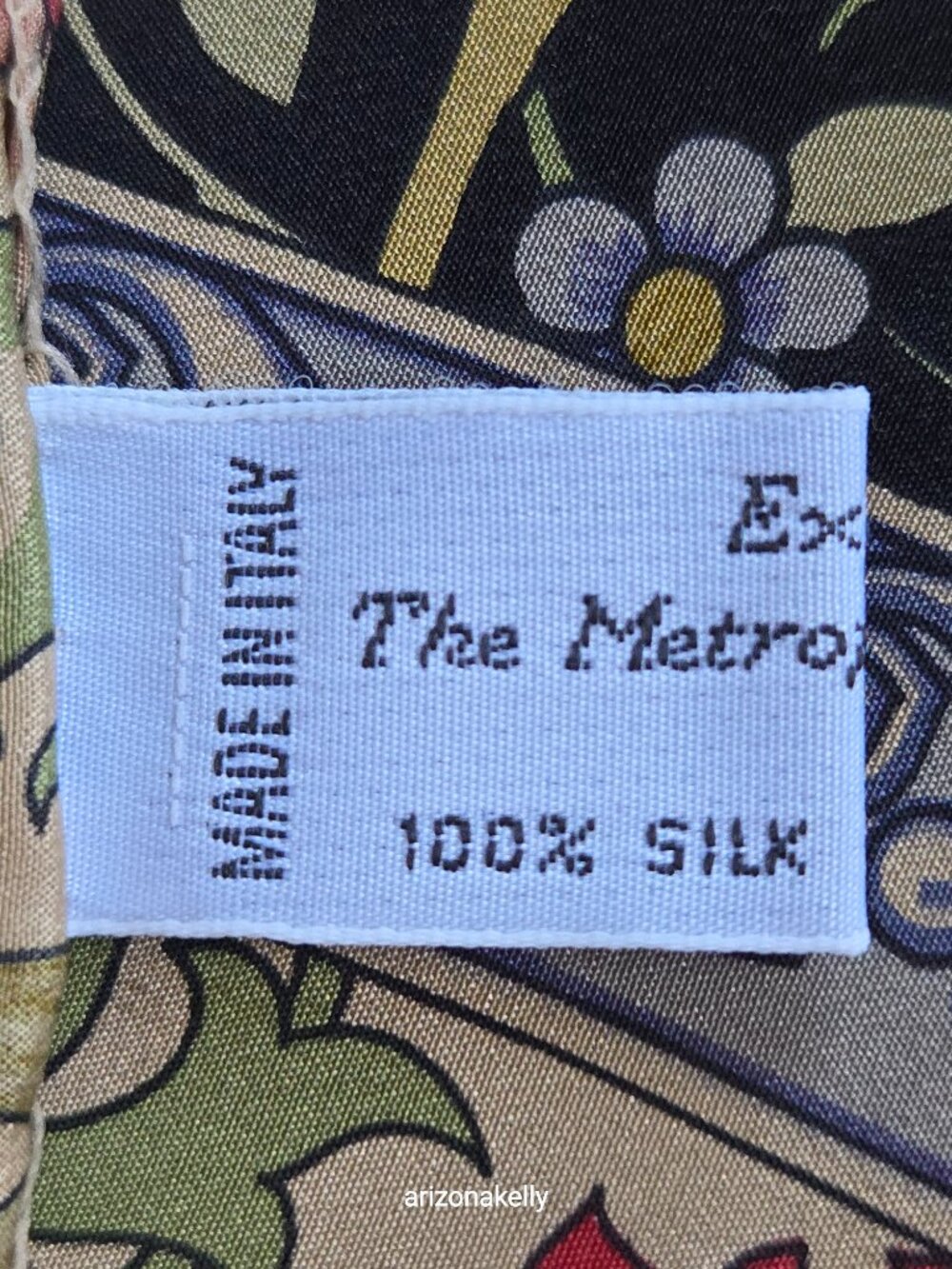 NWT The Met Silk Oblong Scarf William Morris - Picture 5 of 16